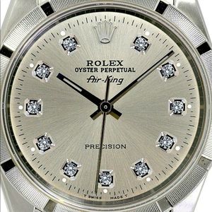 Rolex Air-king with diamonds